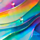 A4 Printed Sublimation Sheets - Rainbow-Stained Glass Alcohol Ink