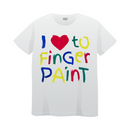 DTF Transfer Sheet - I love to Finger Paint
