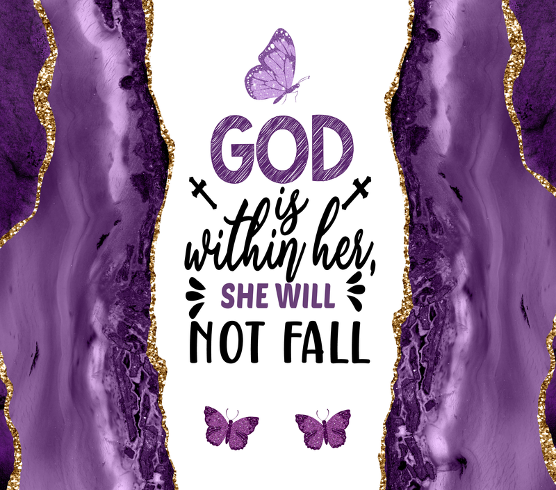 20oz Skinny Tumbler Printed Paper -Within Her