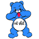 Transfer Sheet - Blue Eat Sh*T Care Bear