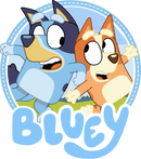 DTF Transfer Sheet - Blue Dog Logo