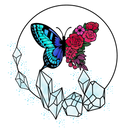 Transfer Sheet - Butterflies and Cystal's