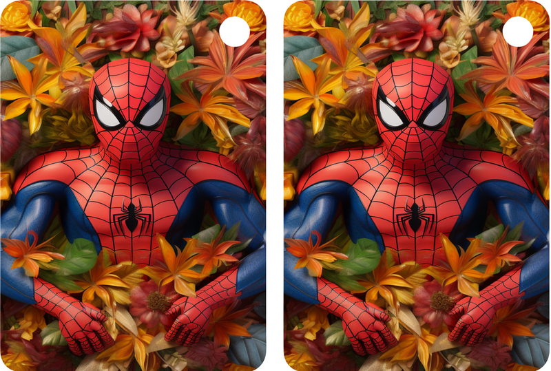 Spider Bush Sublimation Print to fit Sublimation Rectangle hardwood Keyrings.