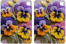 Embroidered Flowers Sublimation Print to fit Sublimation Rectangle hardwood Keyrings.