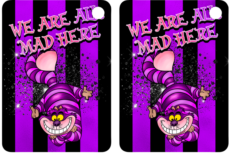 Were are all mad Sublimation Print to fit Sublimation Rectangle hardwood Keyrings.