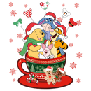 DTF Transfer Sheet - Bear Christmas