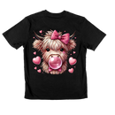 DTF Transfer Sheet - Valentine Bubble Cow