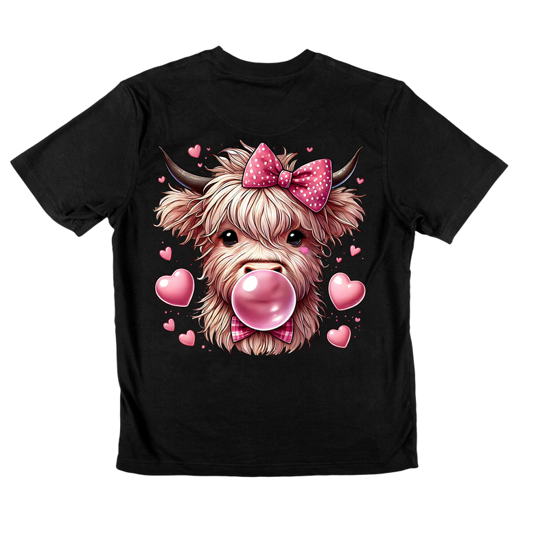 DTF Transfer Sheet - Valentine Bubble Cow