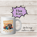 11oz Sublimation print - Grandpa Warning