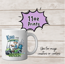 11oz Sublimation print - King of the Green