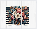 Floral Flowers 20oz Skinny Tumbler Download file