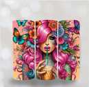Butterfly Lady 20oz Skinny Tumbler Download file