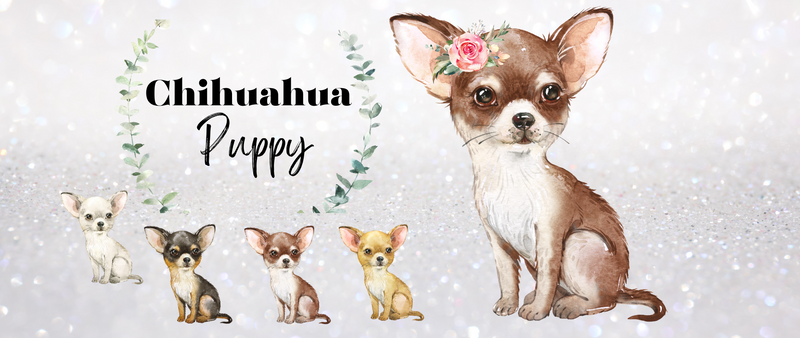 Chihuahua Puppy printed Sublimation Paper for 11oz mug