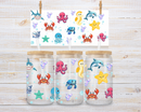UV DTF 16oz Can Glass Wraps - UNDER THE SEA