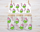 UV DTF 16oz Can Glass Wraps - CHRISTMAS