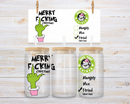 UV DTF 16oz Can Glass Wraps - CHRISTMAS