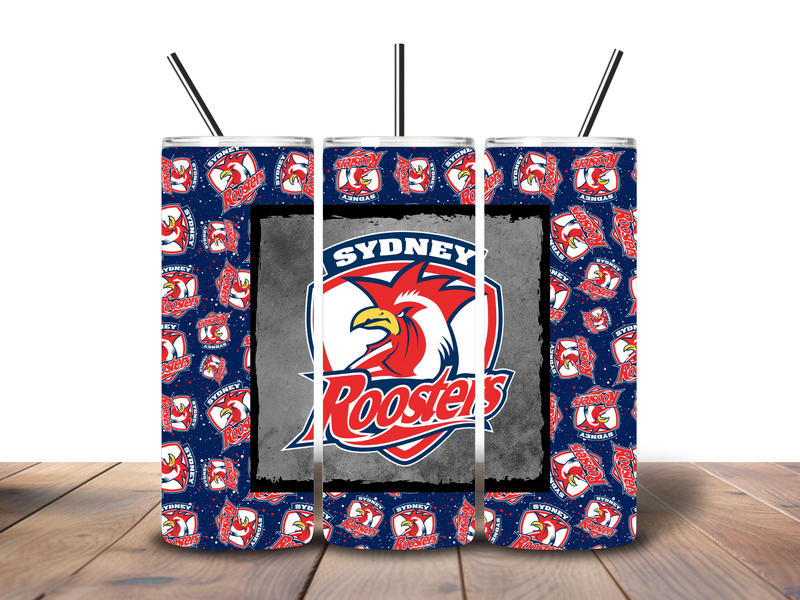 20oz Skinny Tumbler Printed Paper - NRL