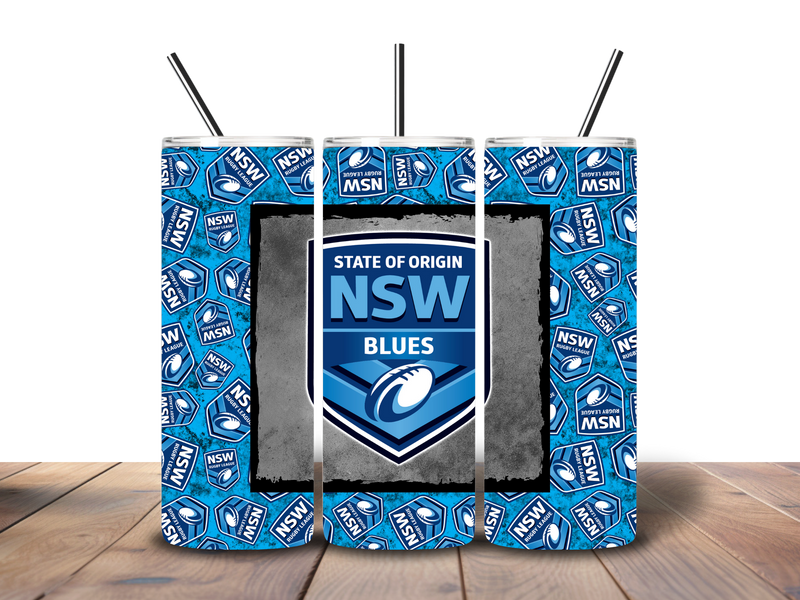 20oz Skinny Tumbler Printed Paper - NRL