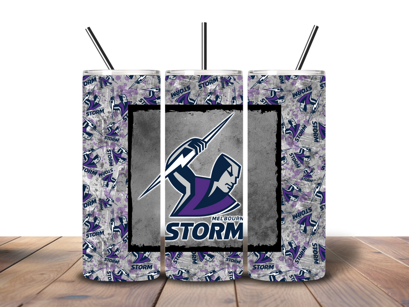 20oz Skinny Tumbler Printed Paper - NRL