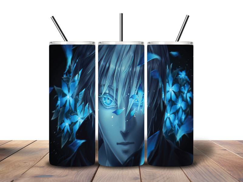 20oz Skinny Tumbler Printed Paper - Anime