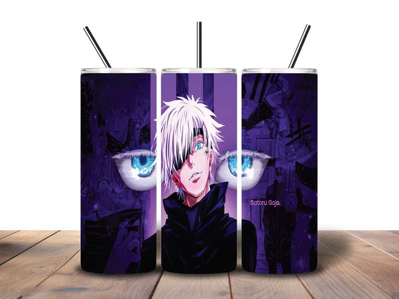 20oz Skinny Tumbler Printed Paper - Anime