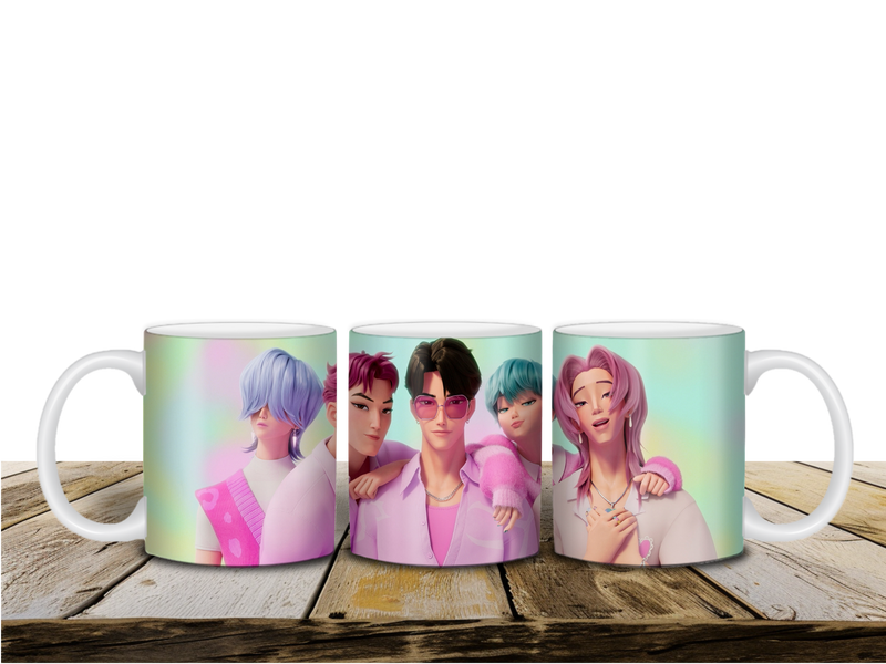 Printed Sublimation Paper for 11oz mug - K-POP
