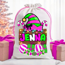 Personalized Santa Sack DTF Print - ELF