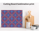 Cutting Board Sublimation Print - A Pattern