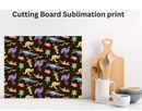 Cutting Board Sublimation Print - A Pattern