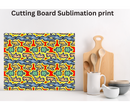 Cutting Board Sublimation Print - A Pattern