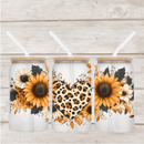 UV DTF 16oz Can Glass Wraps - FLOWERS