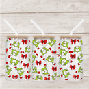 UV DTF 16oz Can Glass Wraps - CHRISTMAS