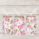 UV DTF 16oz Can Glass Wraps - FLOWERS