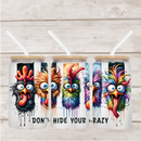 UV DTF 16oz Can Glass Wraps - CHICKENS