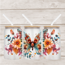 UV DTF 16oz Can Glass Wraps - BUTTERFLIES