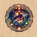 Wind Spinner Sublimation Print - Blue Whale