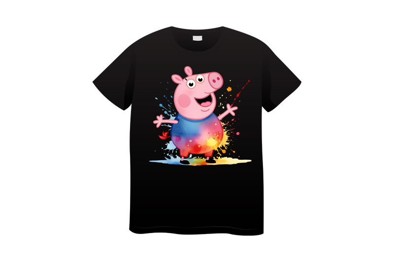 DTF Transfer Sheet - Pink Pig