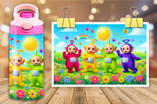 Teletubbies #3 12oz Flip Top Bottle Digital Download file