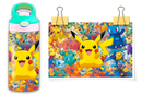 12oz Sublimation Flip Top Water Bottle Print - Pika