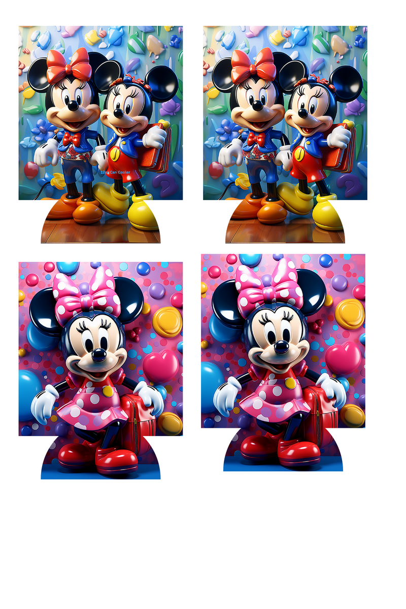 3D Mouse Sublimation Print to fit Can/stubby Coolers.