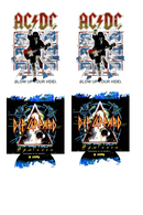 Music Sublimation Print to fit Can/stubby Coolers.