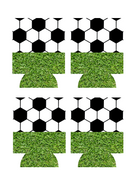 Soccer Print to fit Can/stubby Coolers.