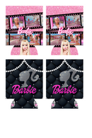 Bling Doll Sublimation Print to fit Can/stubby Coolers.