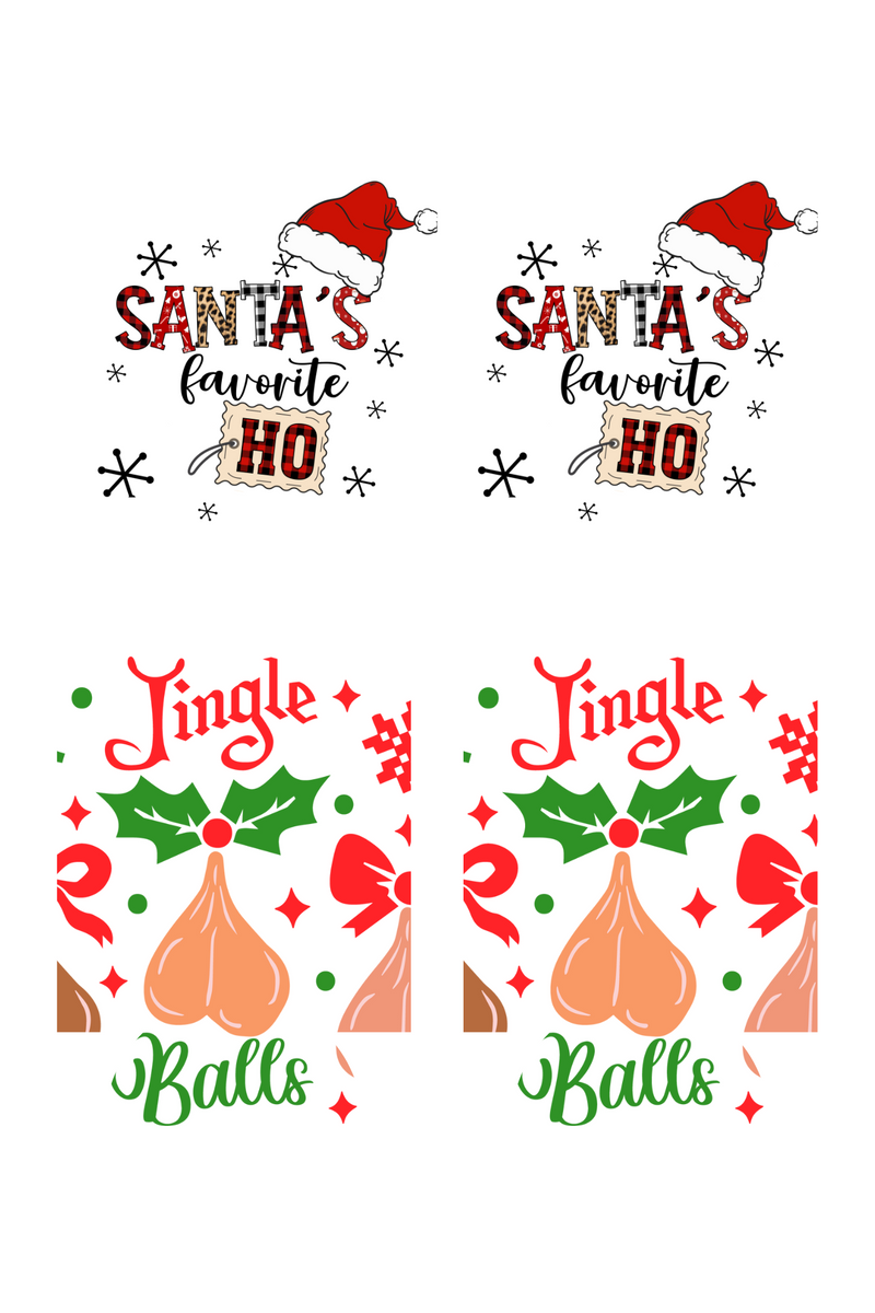 Jingle Print to fit Can/stubby Coolers.