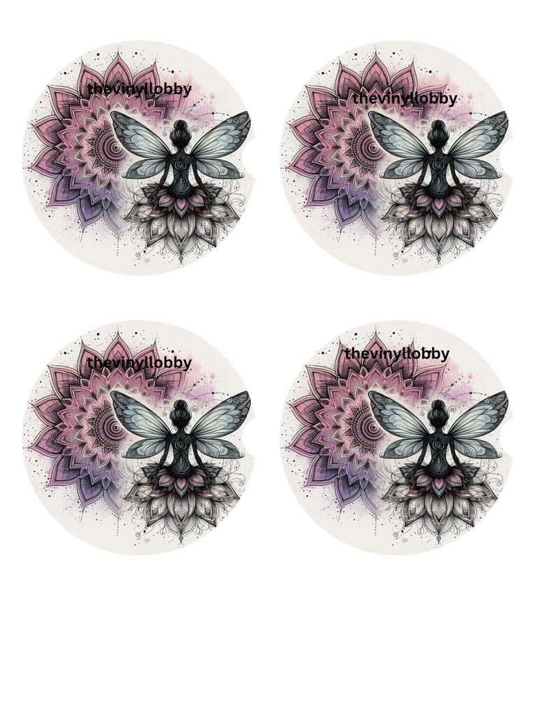 Car Coaster Sublimation Prints - Fairy