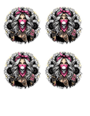 Car Coaster Sublimation Prints - Skull Mask