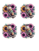 Car Coaster Sublimation Prints - Skull Hand