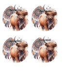 Car Coaster Sublimation Prints - Dream Catcher Highlander