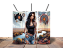 20oz Skinny Tumbler Printed Paper - Native Art