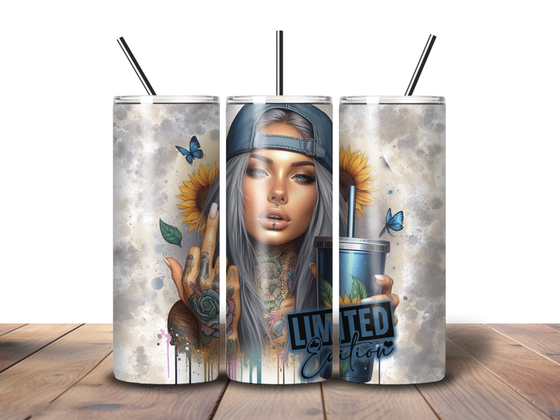 20oz Skinny Tumbler Printed Paper - Limited Edition